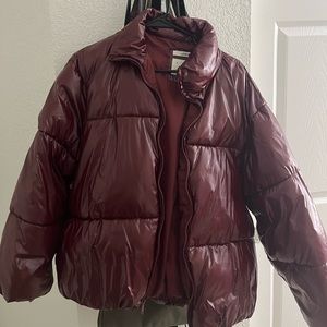 Wore it once. In a very good condition. Protects well in snow.